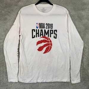 Markenlos NBA Toronto Raptors 2019 Basketball weißes T-Shirt Größe Herren Medium M - Bild 1 von 19