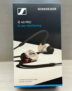 Auriculares Monitor Dinámico Intrauditivo Original SENNHEISER IE40 PRO Ligeros Transparentes - Imagen 1 de 12