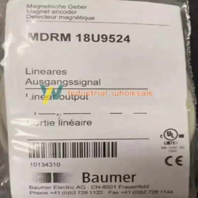 1PCS Brand new Baumer MDRM 18U9524 Magnetic Angle Sensor MDRM18U9524 - Image 1 of 2