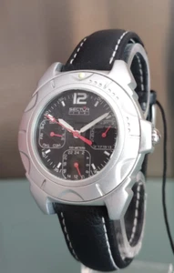 ca. 35mm Sector 150 Alu Diver-Armbanduhr Multifunktunktion Lederband ungetragen - Bild 1 von 14
