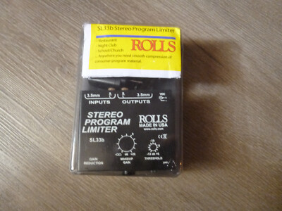 New Rolls SL33b Stereo Program Limiter