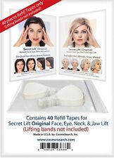 Face Lift Instantáneo y cintas de levantamiento secreto de elevación de cuello Recarga de 40 piezas conjunto! Facelift