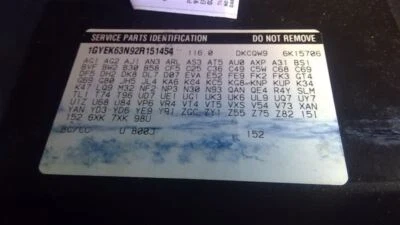 Driver Front Door Switch Driver's Master Fits 00-02 SUBURBAN 1500 683811 - Image 1 of 4