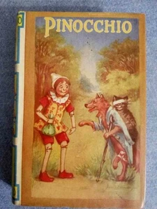 1924 PINOCCHIO Very Nice DJ/HB Book - Picture 1 of 4