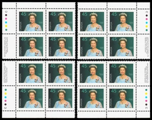 Canada Scott 1360viii Plate Blks., All 4 Corners, AP (1995 ) Mint NH VF M - Picture 1 of 1