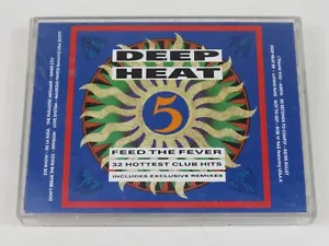 Deep Heat 5 Feed the Fever Double Cassette Compilation 1990 Telstar - Picture 1 of 5