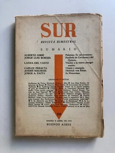 Revista Sur N° 233 - Jorge Luis Borges, Maurois, Lanza del Vasto, etc. - Picture 1 of 2