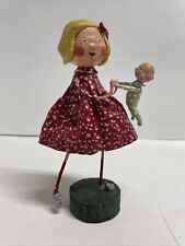 Lori Mitchell "Dancing with Baby" Figurine Marked ESC 6.5" Tall