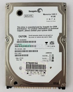 Seagate ST940815A Hard Disk Drive - Picture 1 of 4