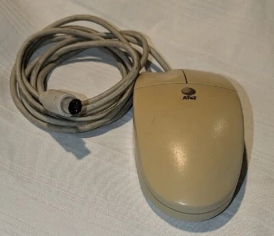 Maus, AT&T Computermaus, Logitech M-S34, PS/2, für Retro-PC, VINTAGE - Bild 1 von 2