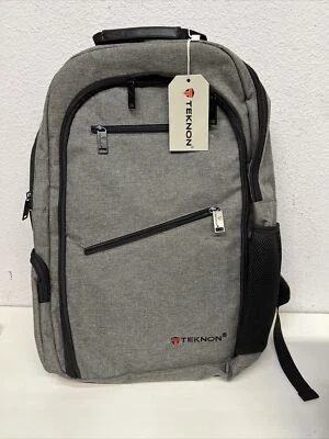 NEW TEKNON 20" Large Water Resistant Laptop Backpack W/ Built in USB Port W/Tag - Image 1 of 4