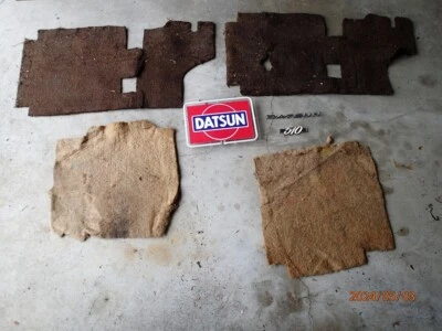 🚗 Alfombra Datsun 510 sss 1600 ORIGINAL BASE SONIDO AMORTIGUACIÓNusada 1968-1973 Foto 1 de 4