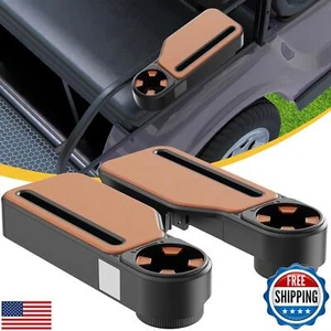 Reposabrazos mejorado para carro de golf con portavasos - Ajuste universal para EZGO, Club Car - Imagen 1 de 5