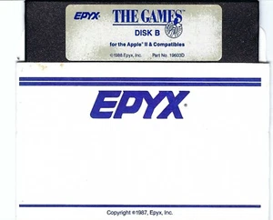 ITHistory (1988) APPLE Software: THE GAMES (Epyx) Disk B Only 5.25" - Picture 1 of 1