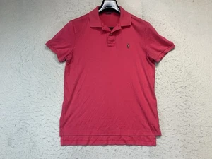 Ralph Lauren Polo Herren Poloshirt rosa weich Pima Touch Größe M siehe Bilder - Bild 1 von 12