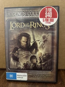 The Lord of the Rings: The Return of the King DVD R4 VGC 2-Disc Set Free Postage - Picture 1 of 1