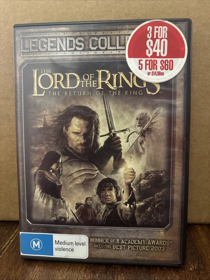 The Lord of the Rings: The Return of the King DVD R4 VGC 2-Disc Set Free Postage - Image 1 of 1