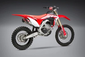 YOSHIMURA HONDA 2018-2019 CRF250R RS-9T SS SS CF DUAL SLIP-ON EXHAUST - Picture 1 of 1