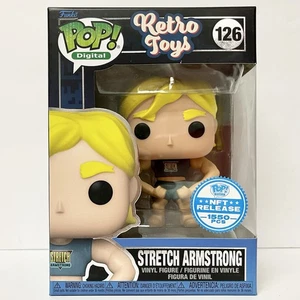 Funko Pop Digital! Retro Toys - Stretch Armstrong #126 1550 PCS W/PROTECTOR - Picture 1 of 7