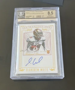 2015 National Treasures DEANDREW WHITE #156 RC Gold Rookie SP/49 BGS 8.5 Auto - Picture 1 of 1