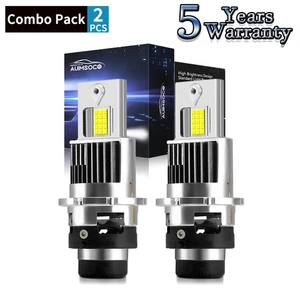 For Mercedes-Benz ML430 2000 2x D2S LED Headlight High Low Beam Bulbs Cool White - Picture 1 of 13