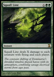 MTG magic cards 1x Squall Line Time Spiral Light Play, English - Picture 1 of 1