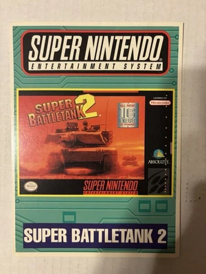Tarjeta de exhibición SNES Super Battletank 2 VIDPRO Toys R Us Foto 1 de 2