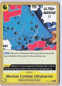 A Fist of Divine Speed Release Event Cards #OP11-116 Merman Combat Ultramarine - Picture 1 of 2