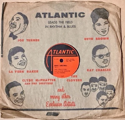 Drifters 54 DOO WOP 78 White Christmas / Bells Of St. Mary’s ATLANTIC M/M- HEAR - Image 1 of 3
