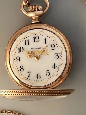 Waltham O Size Ladies Fancy Dial Pendant Watch With Slid Chain - Image 1 of 4