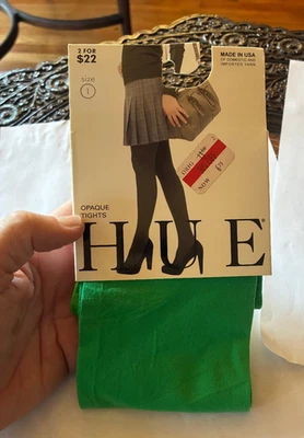 Mallas Top Tono Super Opaco Control Talla 1 Verde Kelly Un Par Nuevas en Paquete  Foto 1 de 2