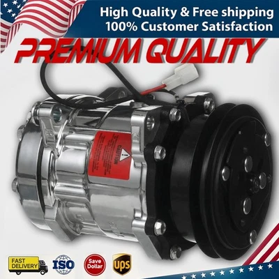AC A/C Compressor w/Clutch For90 91 92 93 Mazda B2200 CO7240S 67599 1-Groove - Image 1 of 4