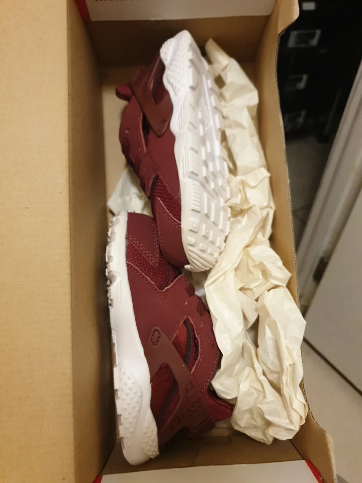 Nike Air Huarache Run Size 7c Team Red Maroon TD Toddler Kids