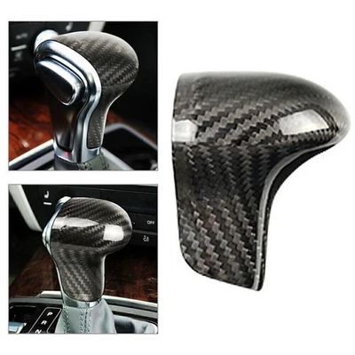 For Audi A4 A5 Q5 Q7 A6 A7 S6 S7 2012-16 18 Carbon Fiber Shift Knob Cover Shell - Изображение 1 из 4