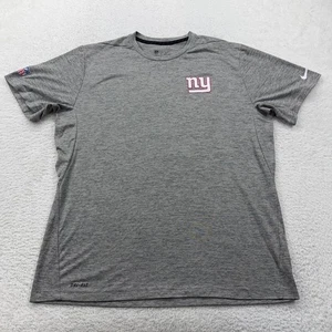 Camiseta Nike Dri Fit Para Hombres New York Giants NFL Gris Jaspeado Manga Corta XL - Imagen 1 de 8