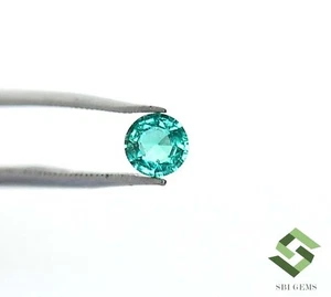 4.20 mm Certified Natural Emerald Round Cut 0.24 CTS Untreated Loose Gemstone - Picture 1 of 7