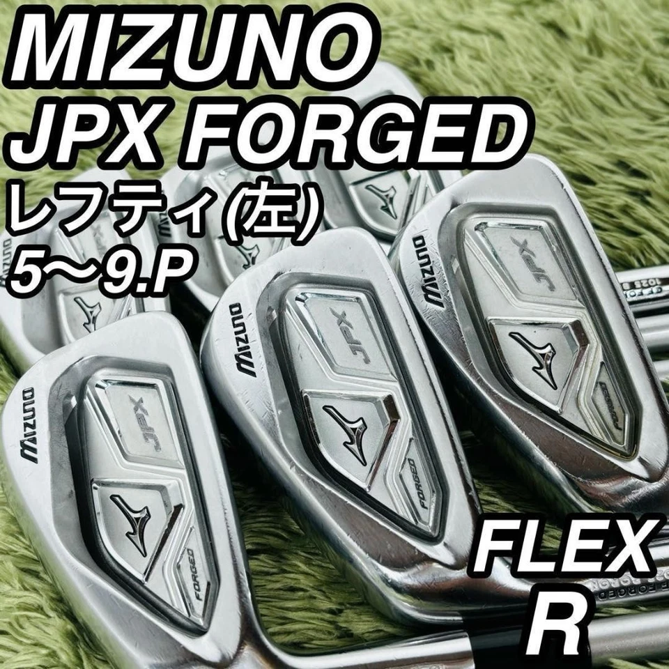 Lefty Mizuno JPX Forged Irons #5-9,Pw(6Clubs)/OT i85 carbon/Flex:Regular - Image 1 of 4