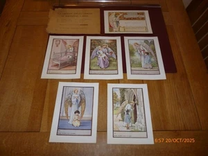 CECILY/CICELY MARY BARKER & A. A. DIXON GUARDIAN ANGEL BIRTHDAY CARDS *MEGA RARE - Picture 1 of 16