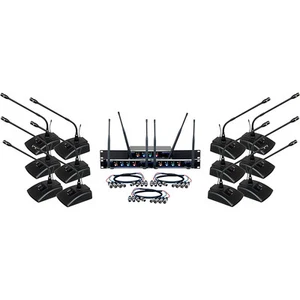 VocoPro Digital-Conference-12 Twelve Channel UHF Wireless Conference Mic System - Picture 1 of 1