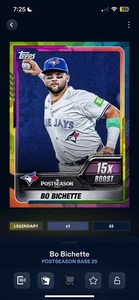Topps Bunt 25 Digital - Legendary Bo Bichette Rainbow Postseason Cc65 - Bild 1 von 1