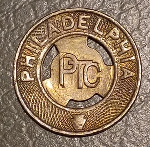 Philadelphia Rapid Transit Medaille gut für einen Tarif Bus Vintage Nostalgie Philly - Bild 1 von 2