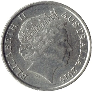 2015 AUSTRALIAN 5 CENT COIN | QEII | ECHIDNA | CIRCULATED DECIMAL CURRENCY - Picture 1 of 2