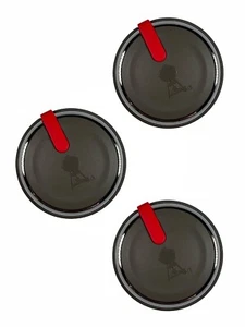 OEM Weber 66047 3 Piece Knob Kit for 2019+ Genesis II E/ES 310/610 Series G - Picture 1 of 4