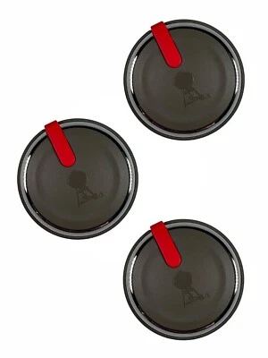 Weber 66047 Grill Control Knob Kit with 3 Knobs for Genesis II Genuine OEM - Image 1 of 4