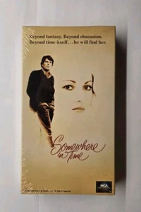 Somewhere In Time (VHS, 1987) Jane Seymour Christopher Reeve Christopher Plummer - Picture 1 of 3