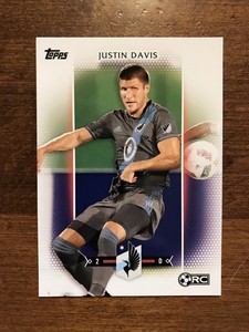 Justin Davis 2017 Topps Rookie #136 Minnesota United FC RC