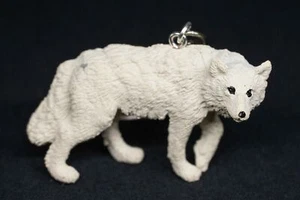 Wolf Schlüsselanhänger Miniblings Anhänger Schlüsselring Weißwolf Polarwolf - Bild 1 von 5