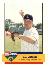1994 Central Valley Rockies Fleer/ProCards #3198 J.J. Johnson