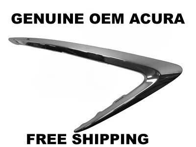 19-20 ACURA ILX PARACHOQUES LUZ ANTINIEBLA REJILLA MOLDURA MOLDURA CROMO LADO PASAJERO Foto 1 de 2