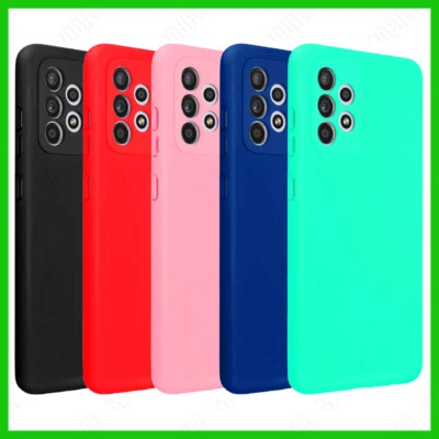 Cover per Samsung Galaxy A52s 5G Silicone Custodia Protezione Pellicola Vetro - Immagine 1 di 4